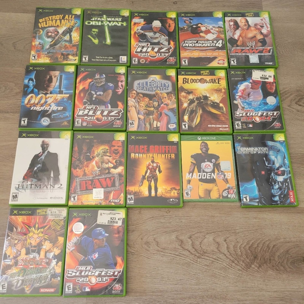 Xbox original games 17 total all working condition